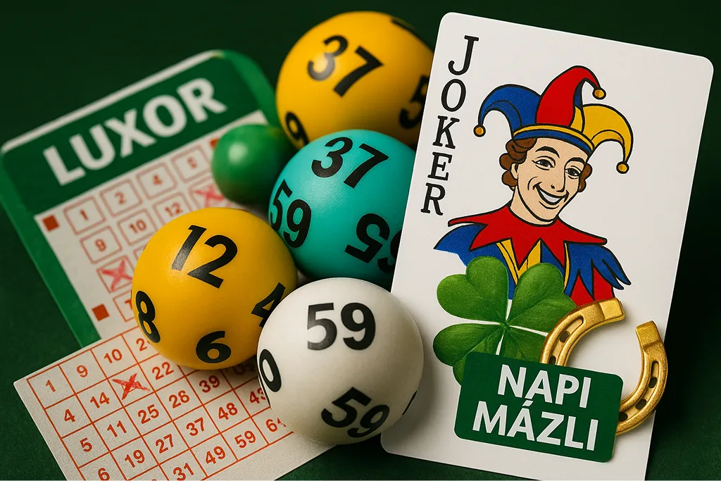 Luxor szelvény, Joker kártya és Napi Mázli – online szerencsejáték játékok