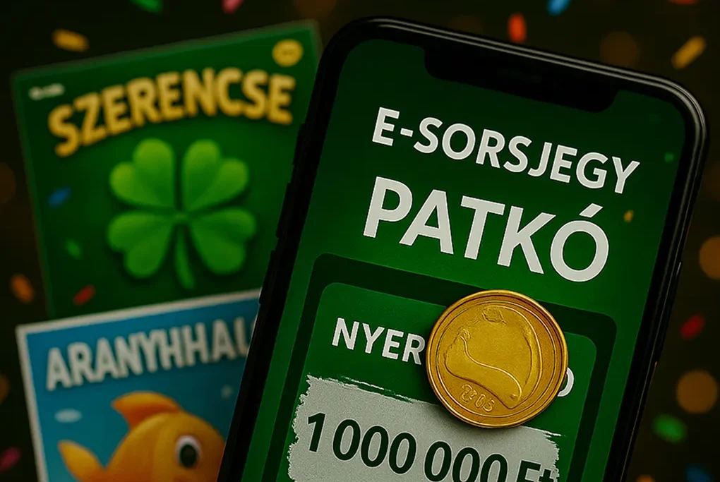 E-sorsjegy nyeremény telefonon