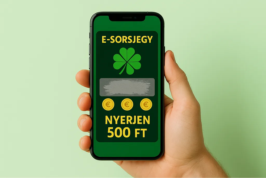 „E-sorsjegy mobiltelefonon – online kaparós játék 500 Ft nyereménnyel